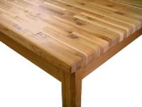 Butcher Block Table - 24 by 48 W/Wheels